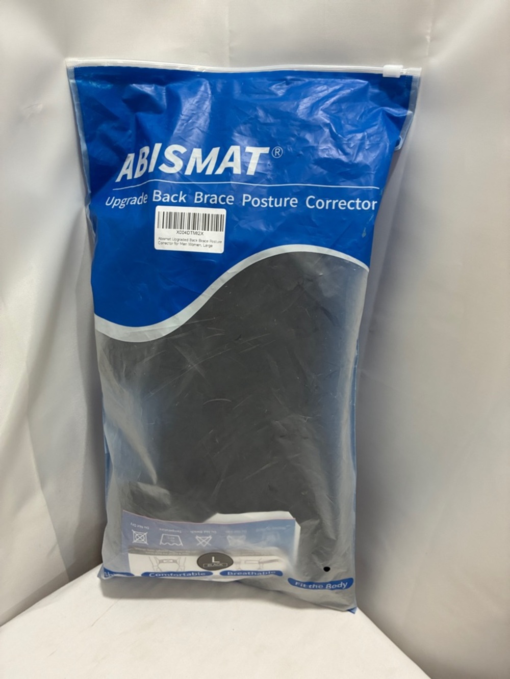 ABISMAT Upgrade Back Brace Posture Corrector - Black NWT